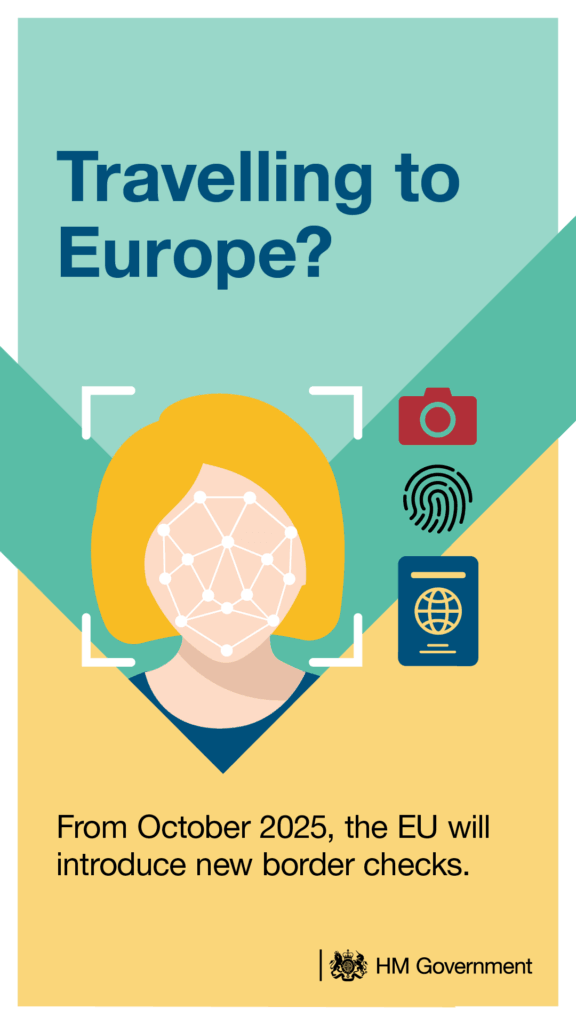 EES vertical face - Midas Travel Management European Entry/Exit System (EES)