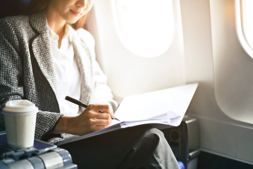 Travel trends data shows premium and business class usage is notably higher for long haul travel