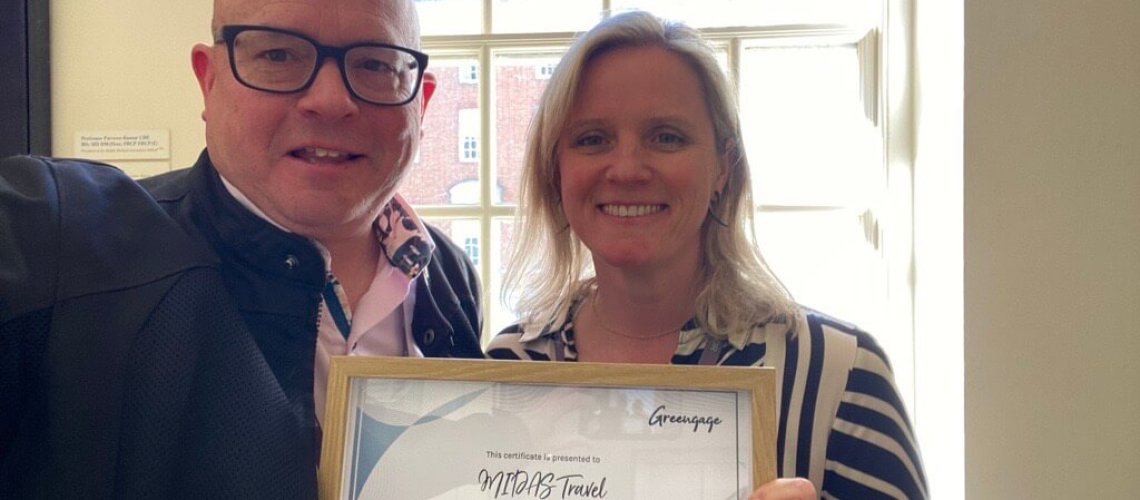 MIDAS Travel wins gold at Greengage sustainability awards